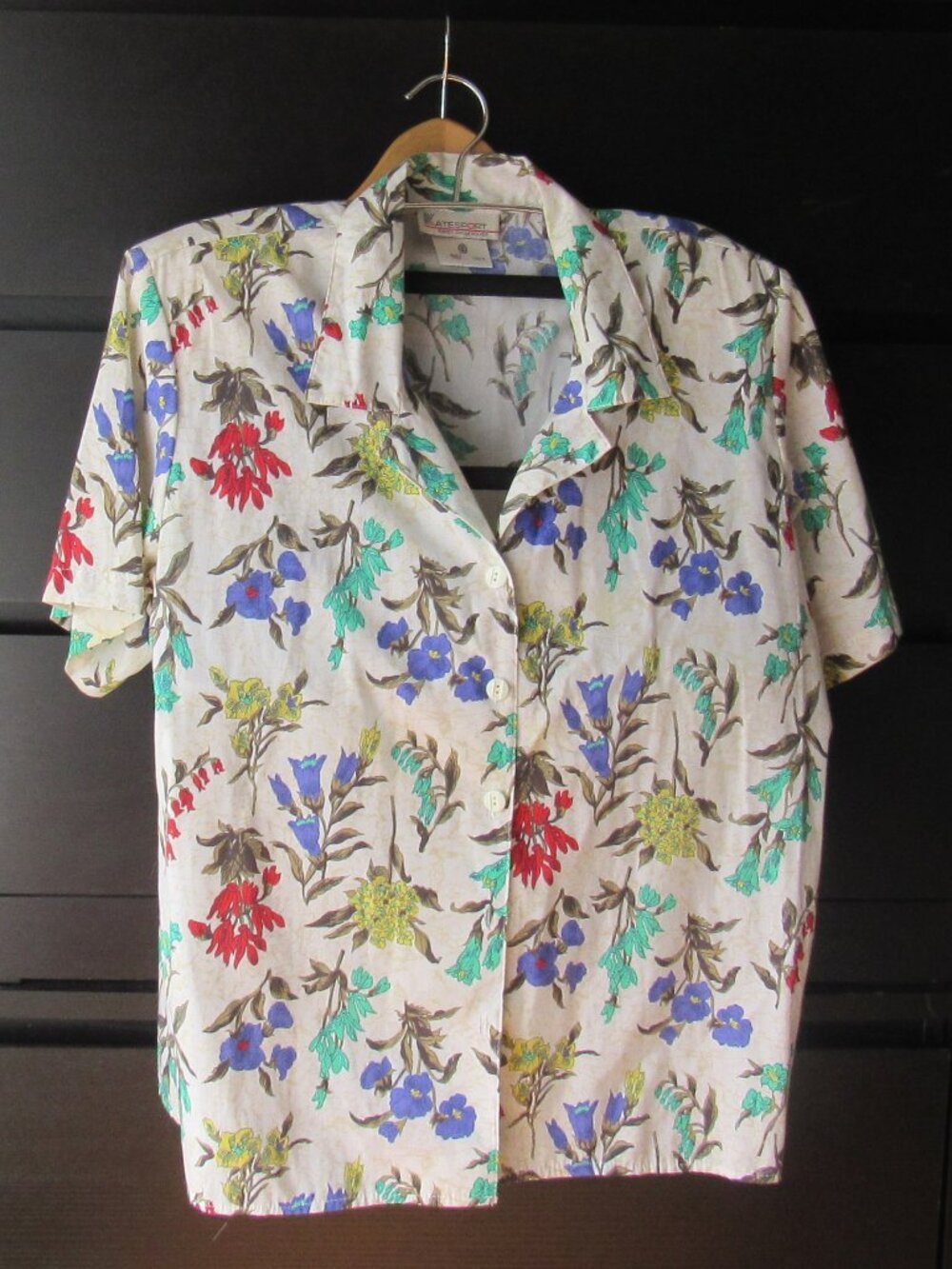 Vintage Katesport Sheila Wiener 2 Piece Ladies Summer Skirt Set Size 17/18 V422 - Picture 4 of 11